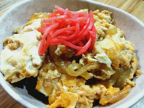 親子丼‼鶏胸肉をめんつゆで簡単に！お弁当にも。